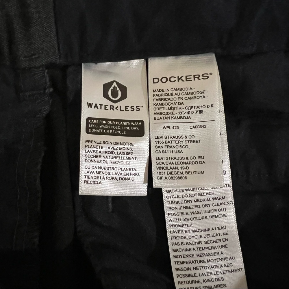 Men’s Dockers relaxed fit waterless travel ready pants slacks 40 waist 34 long - Picture 4 of 7